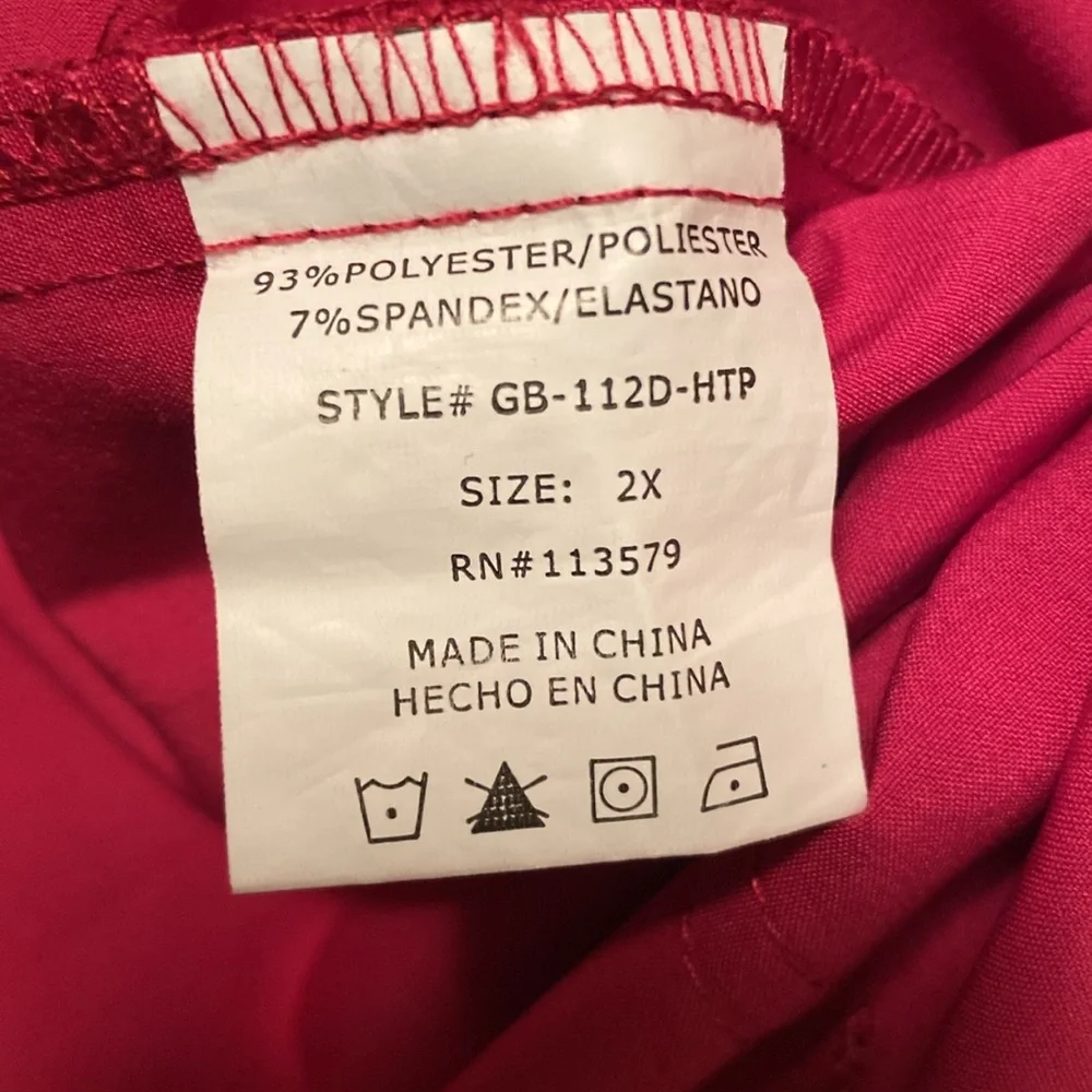 NWOT GT Performance Scrub Top…size 2X - Picture 4 of 4